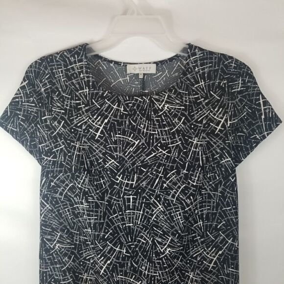 WAYF BLACK WHITE A-LINE DRESS. SIZE M - Picture 2 of 16